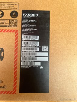 Predám ASUS fx506hf, i5, 512GB SSD, ZARUKA, TOP stav - 8