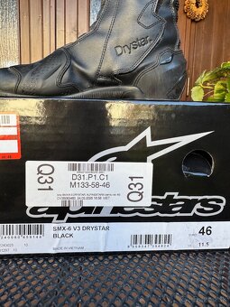Topánky Alpinestars SMX-6 V3 DRYSTAR BLACK - 8