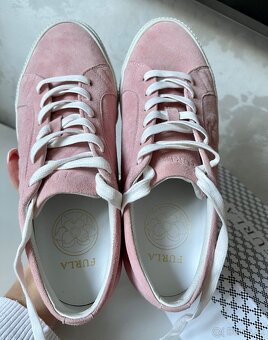 Furla kožené tenisky púdrovo ružové - 8