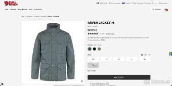 Nová outdoor bunda Fjallraven Raven Jacket M - 8