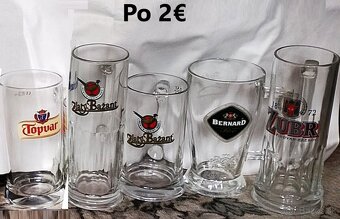 Pivové poháre. - 8