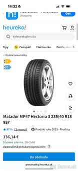 Letné pneumatiky MATADOR MP47 - 8