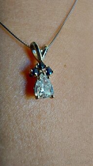 Luxusný diamantovy prívesok z 14k zlata - 8