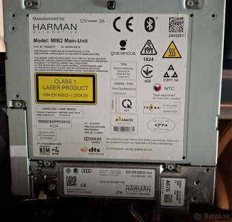 LCD displej + modul autorádia Superb 3 - 8