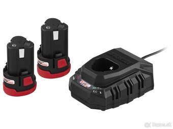 Sada 12V skrutkovač + uťahovák + 2 batérie + nabíjačka - 8