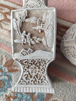 Váza s čínskym vzorom a popolník - 8