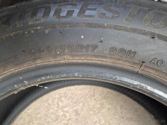 225/60 r17 zimné 4 ks BRIDGESTONE dezén 6,5 - 5,4 mm DOT2022 - 8