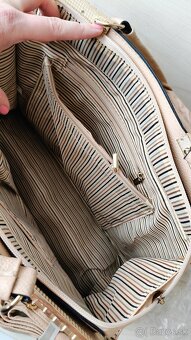 Kabelka béžová kožená nová - 8