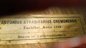 Predam cele husle Stradivar česko slovenskej vyroby. - 8