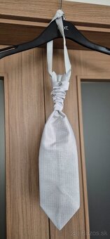 Šedý oblek pre pánov (na svadbu, stužkovú, oslavu) - 8