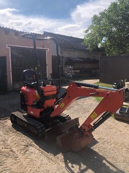 KUBOTA U10 bagr bez přesahu zádě - 8