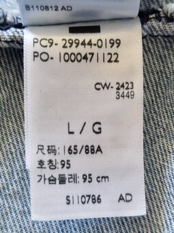 Pánská džíska Levi's Trucker velikost L (52) 1101 - 8