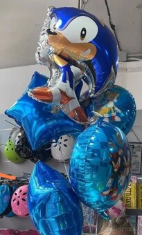 Nové balóny Ježko Sonic 68cm/ Knuckles 82cm - AŽ 15/16/17ks - 8