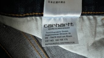 Pánske,kvalitné džínsy CARHARTT - veľkosť 34/32 - 8