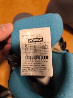 Set: Detské bežky 140cm ,palice a topánky - 8