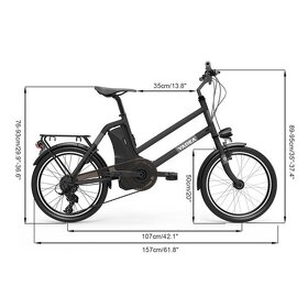 Elektrobicykel Yadea Yt 300 - e bike - 8