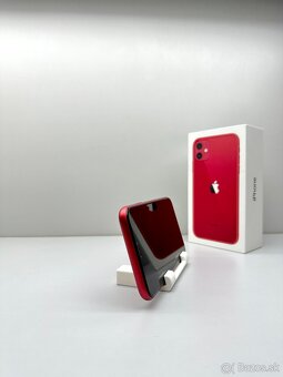 iPhone 11 RED 128GB TOP STAV NOVÁ BATÉRIA 100% - 8