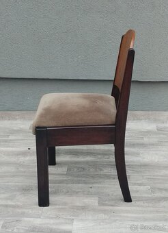 Sada 6 jedálenských stoličiek ” ART DECO “. - 8