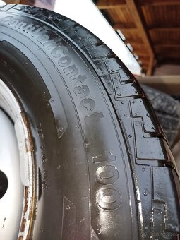 Predám pneu na diskoch 215/75r16c - 8