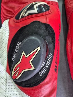 Motokombinéza ALPINESTAR koža dvojdielna - 8