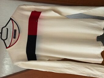 TOMMY HILFIGER originál limitka dámsky tenký sveter L - 8