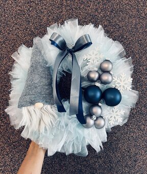 Vianočné vence na dvere 3. - 8