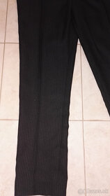 Oblek čierny pásikavý Westgate - 8