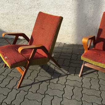 Kreslo Tatra Nabytok Frantisek Jirak 1960 2ks na renovaciu - 8