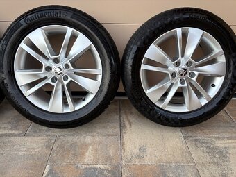 LETNÁ SADA SKODA 5x112 R18+LETNE PNEU CONTINENTAL 235/55 R18 - 8