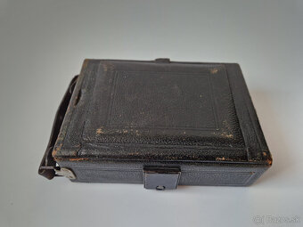 Starožitný měchový fotoaparát Beier Lotte 9x12 Compur Tessar - 8
