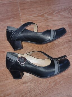 Kožené kvalitné topánky 37 partizanske - 8