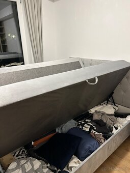 Manželská posteľ Boxspring 160cm - 8