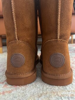 Kožené LAMO Boots čižmy vnútro z ovčej vlny - 8