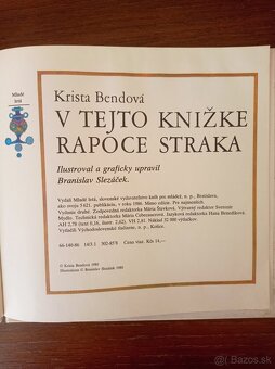 V tejto knižke rapoce straka (Krista Bendová) - 8