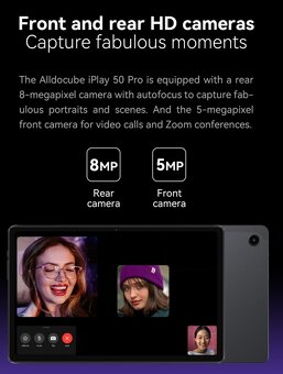 Kvalitný Tablet Alldocube iPlay 50 Pro WiFi/4G 8/128GB obal - 8