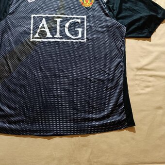 Manchester United čierny futbalový dres 2008-2009 M - 8