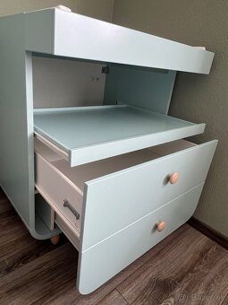 Myllra detská postielka + prebalovací pult - 8