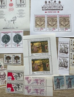 Známky ČSSR aršíky bloky páry c.12 - 8