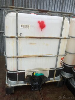Plastová nádrž 600 L IBC kontajner 70-BB ZV LC NR - 8