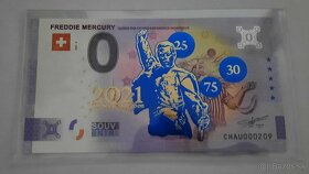 0€ / 0 euro suvenírová bankovka prítlač gold - výmena - 8