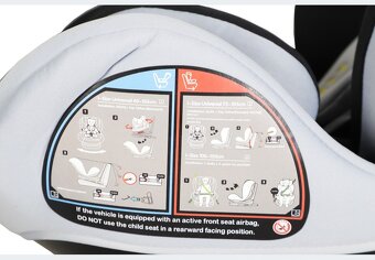 Nová autosedačka 40-150cm (0-36kg),otočná, ISOFIX, SPS... - 8