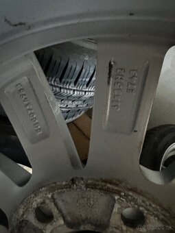 5x112 R15 6J ET43 Volkswagen so zimný 195/65 R15 - 8