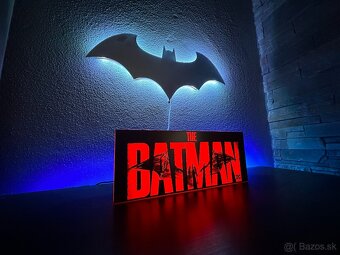 Batman LED zrkadlo dekoracia + Paladon obdĺžnikové svetlo - 8