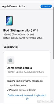 Nový Apple iPad 10.Gen 10.9”64gb Wifi Yellow v záruke - 8