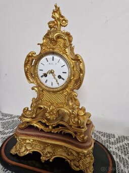 Starožitné hodiny pod sklom Paris - 8