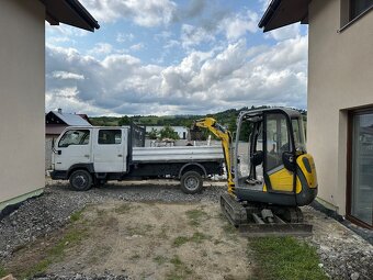 Minibager bager traktorbager zemné prace - 8