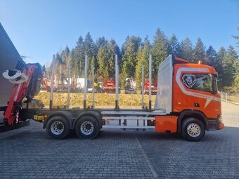 Lesovoz LESOVÚZ Scania V8 R580 do drewna drzewa lasu - 8