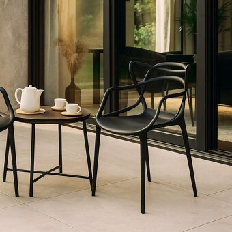 Predám Jedálenské stoličky čierne - 8