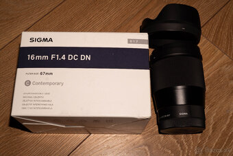 Sigma 16mm f1.4 DC DN Contemporary pre Sony E - 8