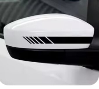 Chrómové lišty, VW Golf, Reflexné samolepky auto - 8